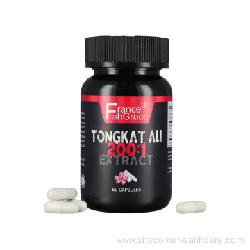 Vegetarian 60Caps Extract Tongkat Ali Capsules for Men
